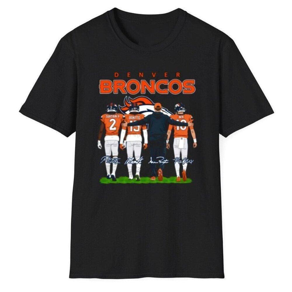 Broncos Coach With Players Back View Unisex T Shirt